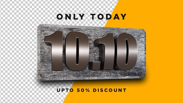 10.10 venta diseño 3d psd