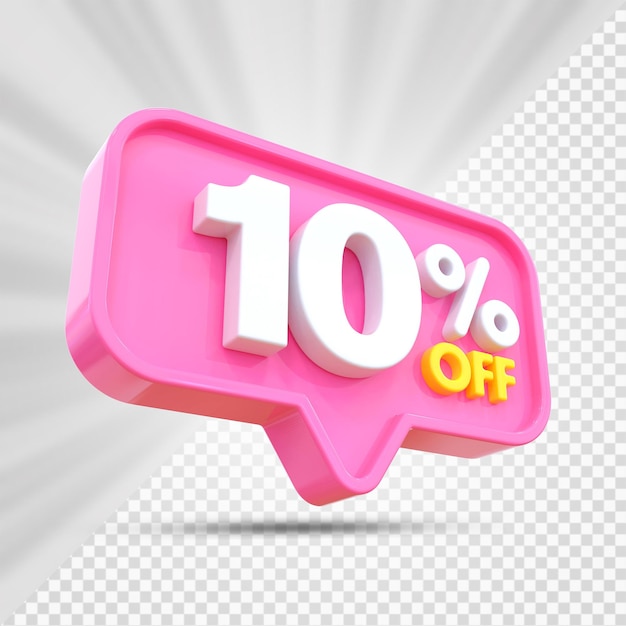 10 por ciento de descuento en la promoción