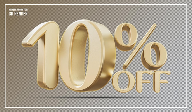 10% de descuento en la promoción de oro