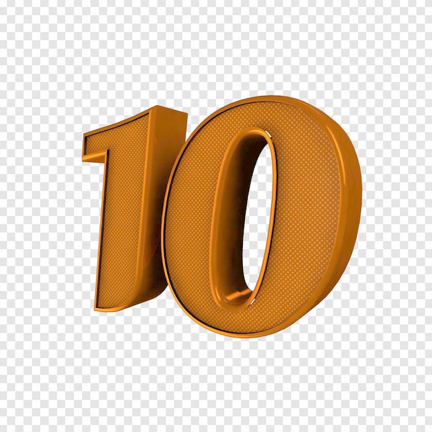 10 dourados 3d