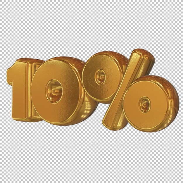 10 Prozent 3D-Rendering