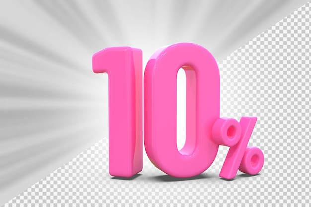 10-Prozent-Angebot im 3D-Rendering