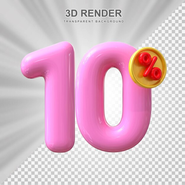 10 Prozent Rabatt auf 3D-Verkäufe