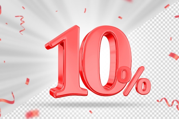 10 red sale off desconto