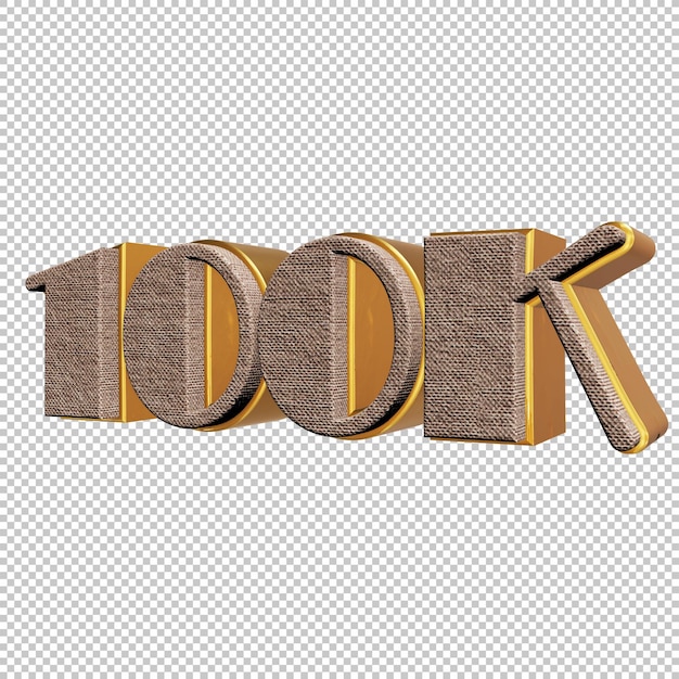 100.000 Prozent 3D-Rendering