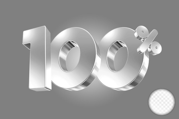 El 100 por ciento de descuento en plata 3D