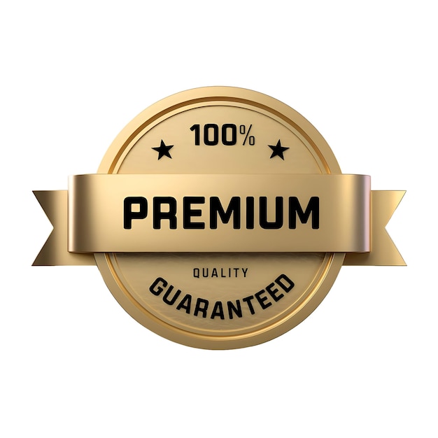100 distintivo di qualità garantita premium