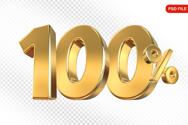 100% Gold-Angebot in 3D