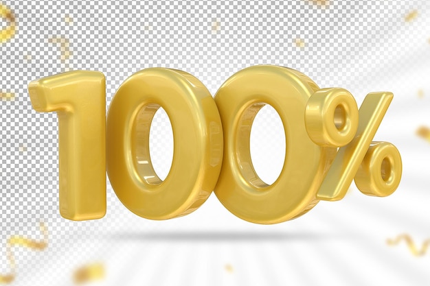 100% Gold-Angebot in 3D