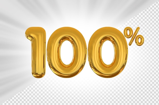 100% Gold-Angebot in 3D