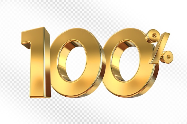 100 Percent Gold offer in 3d