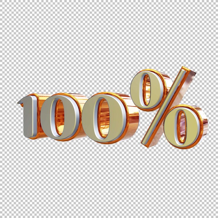 100 por cento de renderização 3D