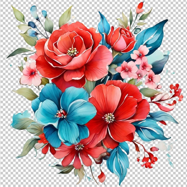 100 premium-qualität aquarell blumen bouquet design