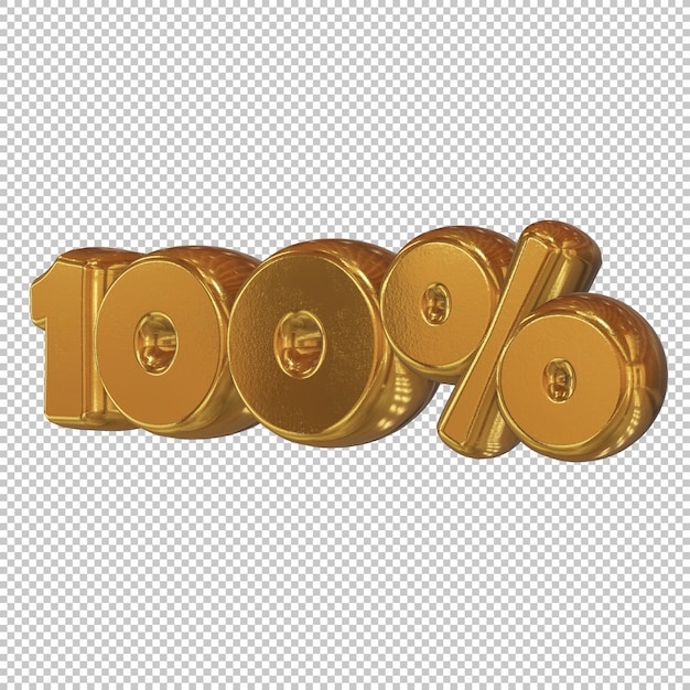 100 Prozent 3D-Rendering