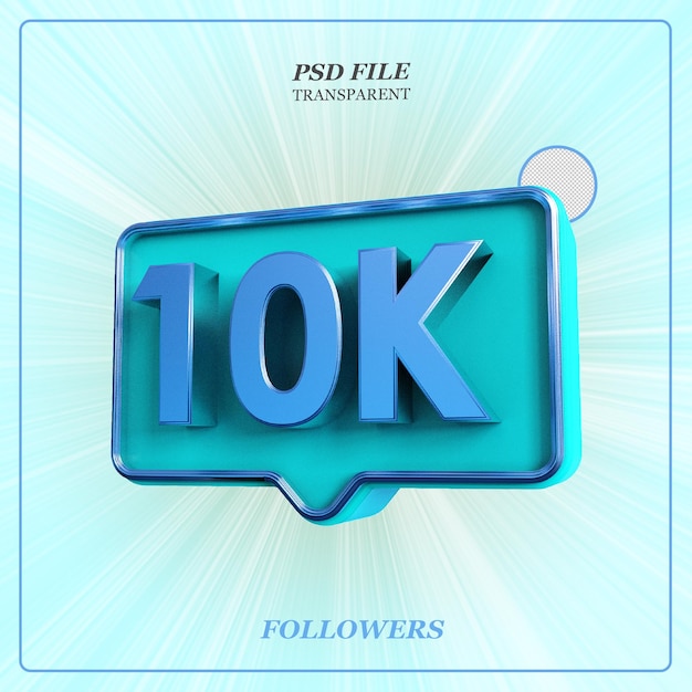 10K Follower - Instagram-Follower-Symbol