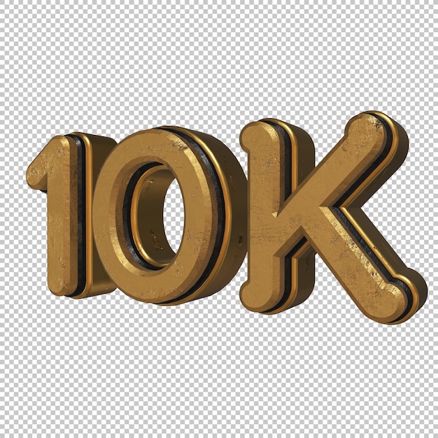 10k Pour Cent Rendu 3d