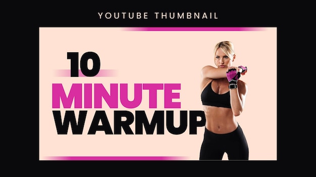 10minute Warmup Girl Fitness Youtube Thumbnail