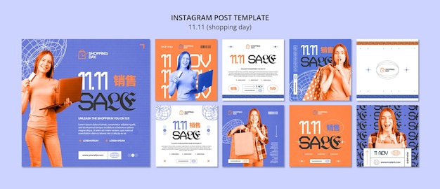 11.11 ventas instantáneas en las publicaciones de instagram