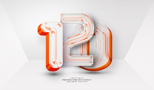 120 effets de texte 3D premium entièrement modifiables