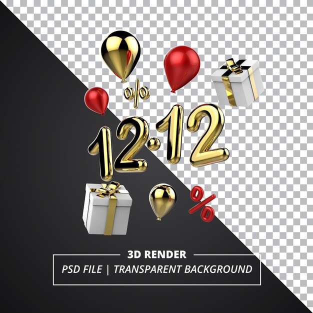 1212 Rendering 3D su sfondo trasparente