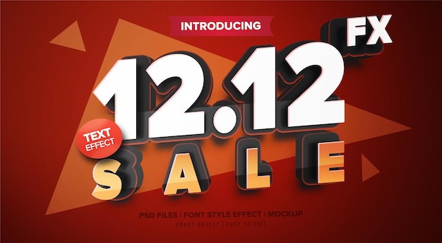 PSD 1212 sale-texteffekt