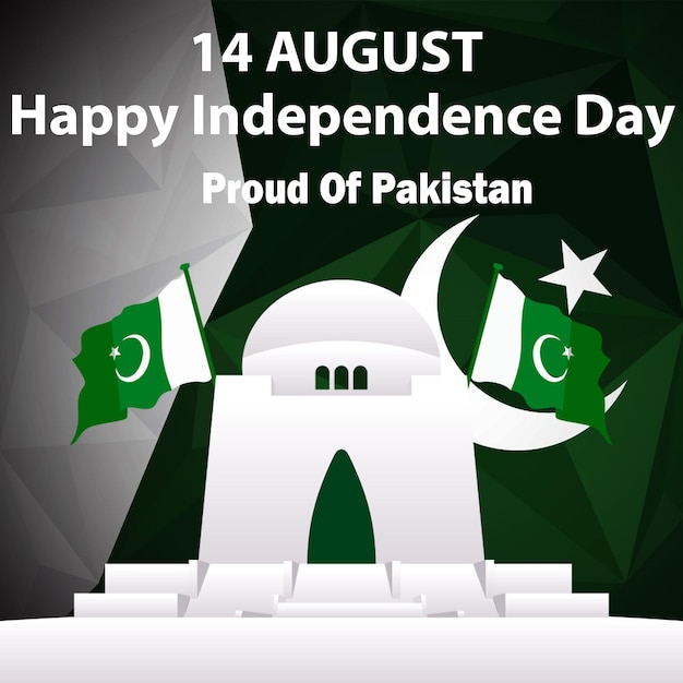 14 de agosto Feliz día de la independencia de Pakistán