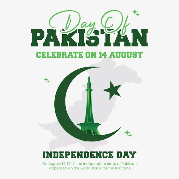 14 Août Jour De L'indépendance Du Pakistan