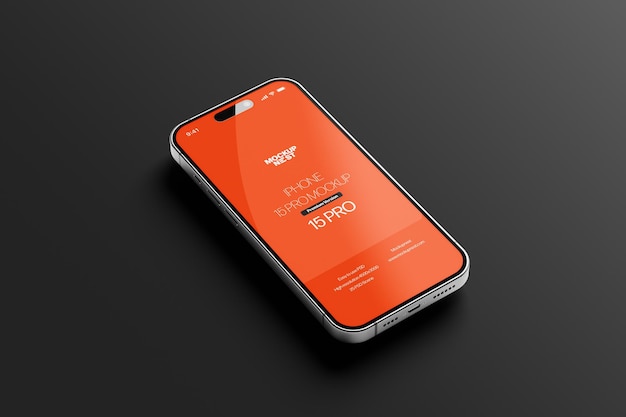 PSD 15 mockup do telefone pro