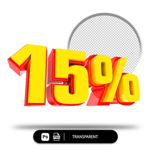 15 per cento 3D