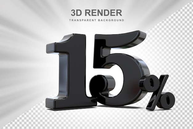 15 Prozent Angebot in 3D