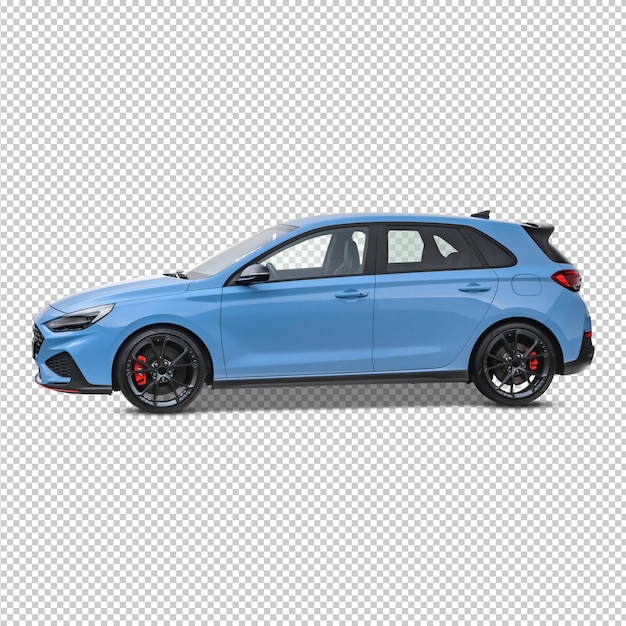17 de 32 imágenes conjunto de 360 grados cielo azul hatchback Hyundai coche