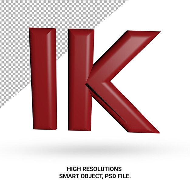 1k seguidores y suscriptores de redes sociales 3d render aislado