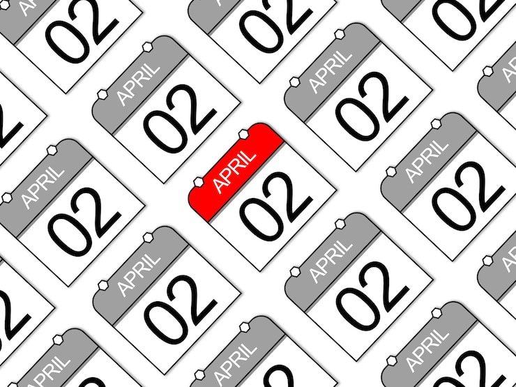 PSD 2. april: tageskalendermuster-hintergrund: autismus-tag