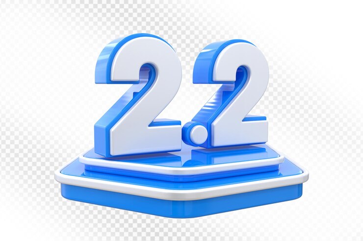 PSD 2 blaue werbeverkauf 3d