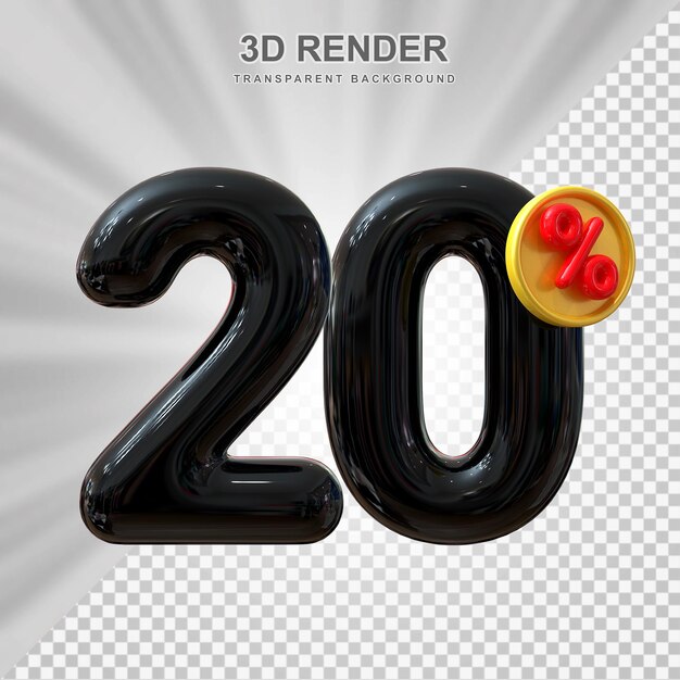 20 por ciento de descuento en la venta de 3D