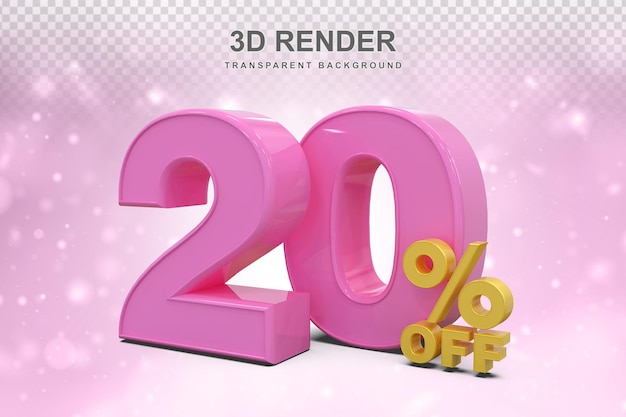 20% de desconto na promoção em 3D