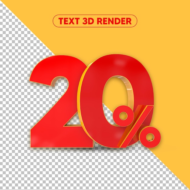 20 de descuento en la venta de pancartas en 3D