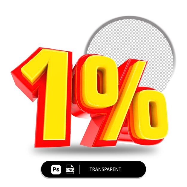 20 Percentuale 3D