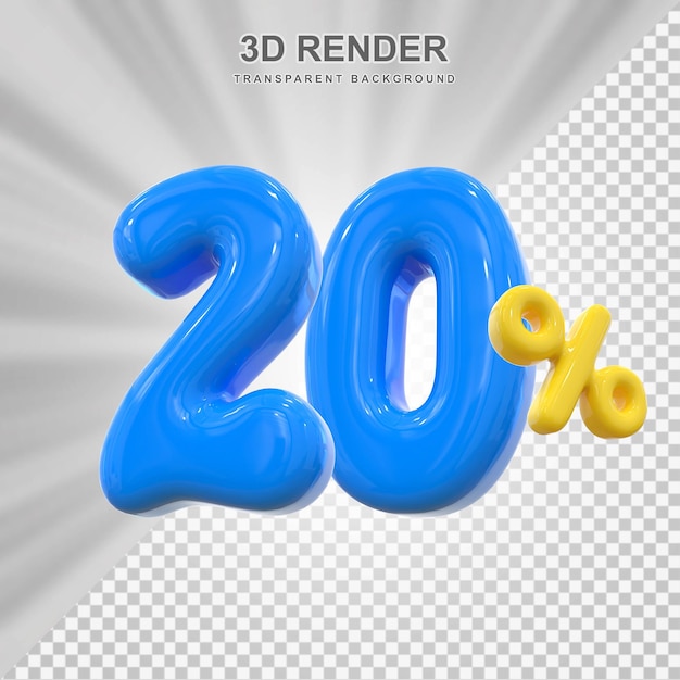 20 Prozent Rabatt auf Ballon 3D