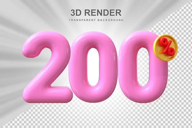200 por ciento de descuento en venta de 3D
