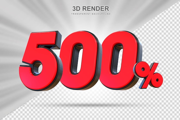 200 por ciento de descuento en el viernes negro número 3D