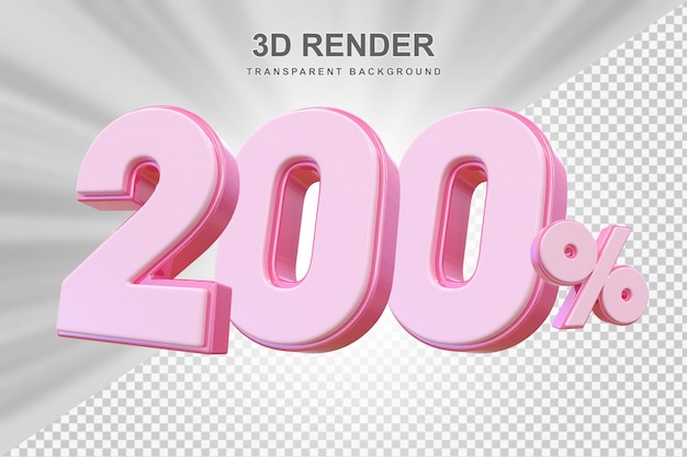 200% de desconto em 3D