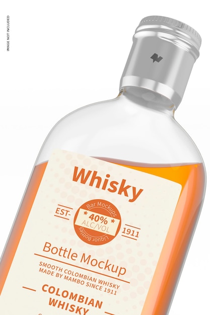 200 ml Whiskyflaschenmodell, Nahaufnahme