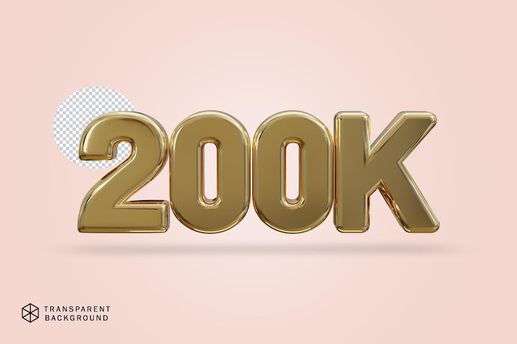 PSD 200k redes sociales como seguidores envían mensajes de texto en 3d