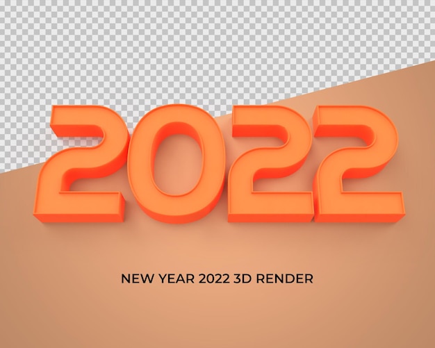 2022 3d laranja moderno