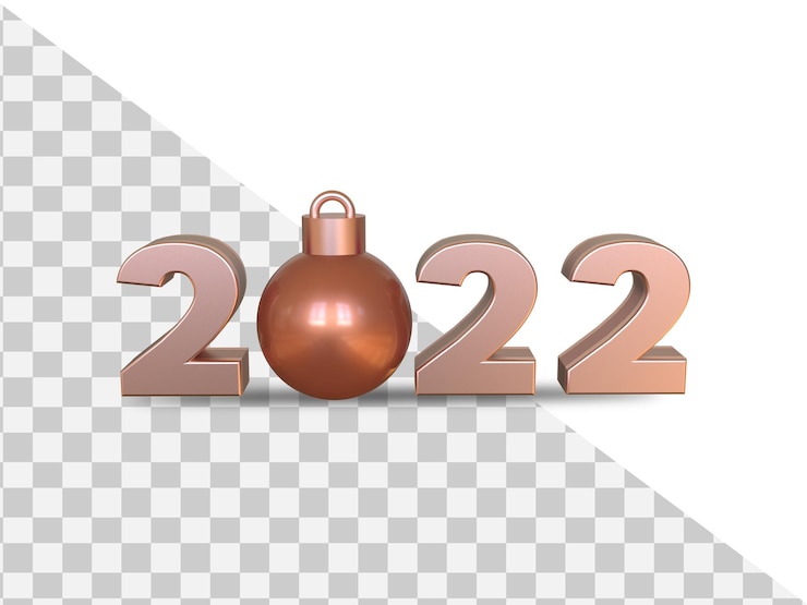 PSD 2022 año nuevo navidad texto de licitación 3d