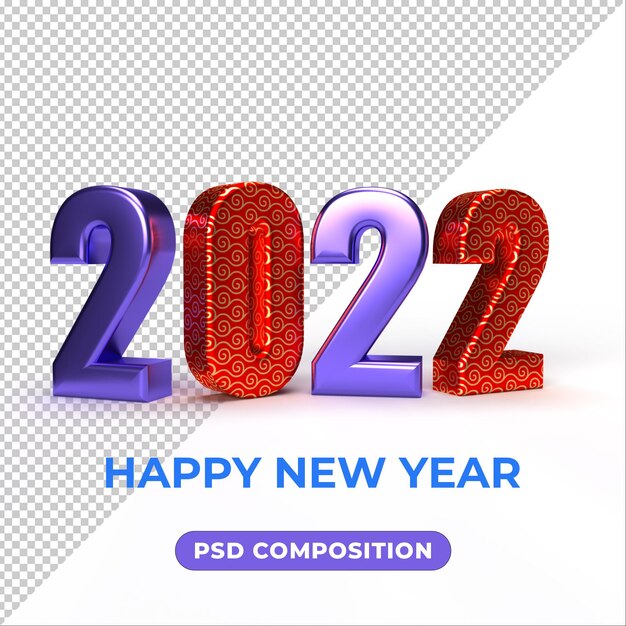2022 goldene fette buchstaben symbol 3dillustration