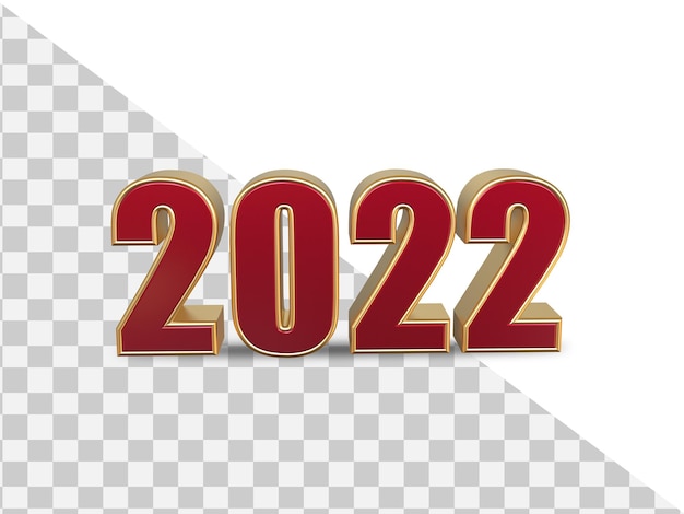 2022 texto de renderizado 3d