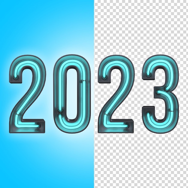 2023 neón 3D