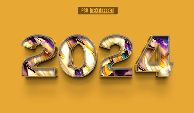 PSD 2023 text-stil-effekt